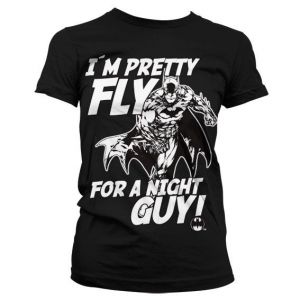 Batman stylové dámské tričko s potiskem I´m Pretty Fly For A Night Guy | L, M, S, XL, XXL