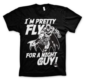Batman stylové pánské tričko s potiskem I´m Pretty Fly For A Night Guy | M