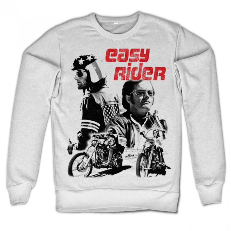 Easy Rider mikina s potiskem Easy Ryder , klasický střih