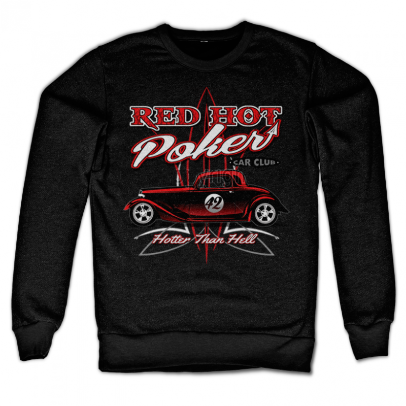 Hot Rod & Bikers módní mikina s potiskem Red Hot Poker Car Club