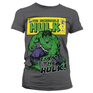 Marvel stylové dámské tričko s potiskem  I Am The Hulk | XL
