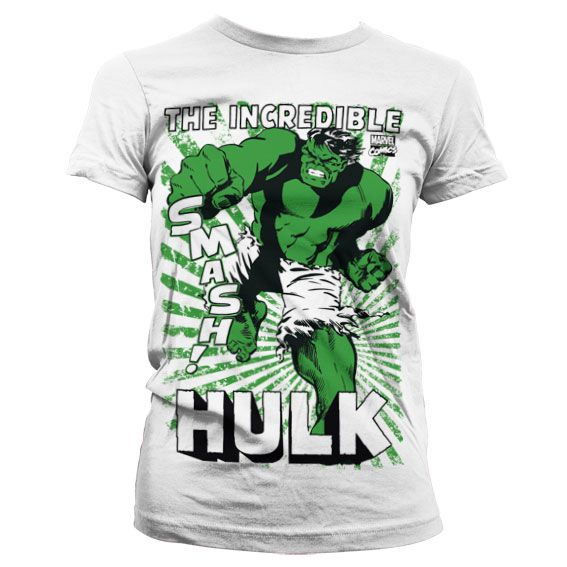 Marvel stylové dámské tričko s potiskem The Hulk Smash