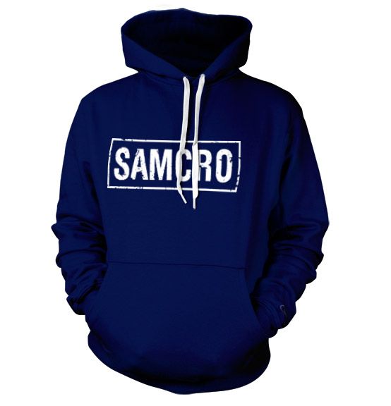Sons of Anarchy hoodie mikina s potiskem SAMCRO Distressed , mikina s kapucí