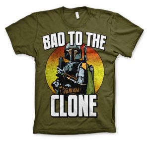 Star Wars módní pánské tričko s potiskem Bad To The Clone | XL