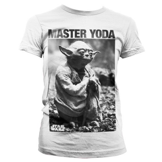Star Wars stylové dámské tričko s potiskem Master Yoda