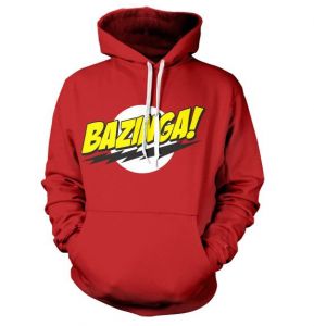 The Big Bang Theory hoodie mikina s kapucí a potiskem Bazinga Super Logo | L, M, S, XL, XXL
