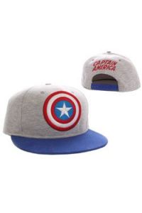 Captain America Nastavitelná Kšiltovka Vintage Logo grey
