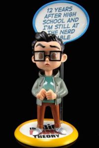The Big Bang Theory Q-Pop Figure Leonard Hofstadter 9 cm Quantum Mechanix