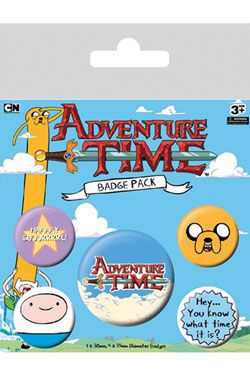 Adventure Time Pin Placky 5-Pack Pyramid International