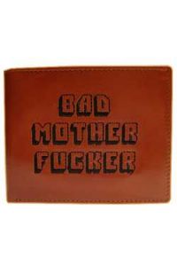 Bad Mother Fucker Peněženka Brown / embroidered Logo