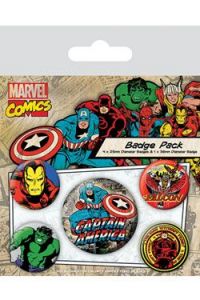 Marvel Comics Pin Placky 5-Pack Captain America Pyramid International