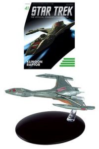 Star Trek Official Starships Kolekce Magazine with Model #41 Klingon Raptor