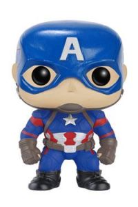 Captain America Civil War POP! Vinyl Bobble-Head Captain America 10 cm Funko