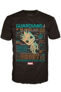 Guardians of the Galaxy POP! Tees Tričko Groot Line-Up Velikost L Funko