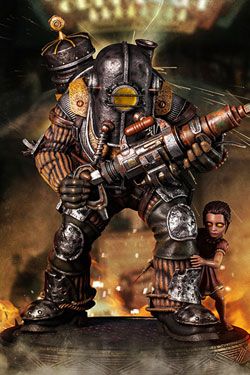 BioShock Infinite Soška 1/4 Big Daddy - Rosie 53 cm Gaming Heads