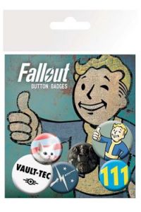 Fallout Pin Placky 6-Pack Mix 1