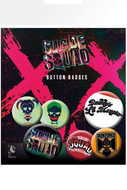 Suicide Squad Pin Placky 6-Pack Lil Monster GB eye