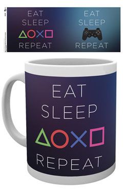 Sony PlayStation Hrnek Eat Sleep Repeat GB eye