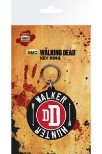 Walking Dead Gumový Přívěsek na klíče Walker Hunter 7 cm