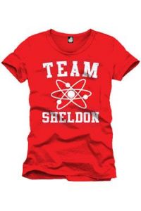The Big Bang Theory Tričko Team Sheldon red Velikost L