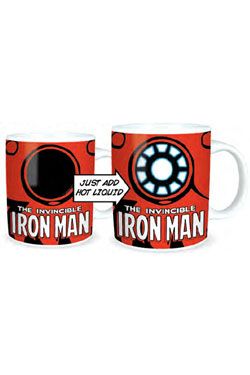 Marvel Comics Heat Měnící Hrnek Iron Man Half Moon Bay