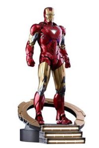 Marvel's The Avengers Movie Masterpiece Kov. Akční Figure 1/6 Iron Man Mark VI 32 cm