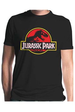 Jurassic Park Tričko Classic Logo Velikost L Indiego