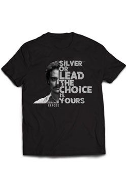 Narcos Tričko Silver Or Lead Velikost XL Other