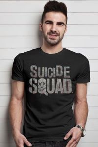 Suicide Squad Tričko Logo Velikost M