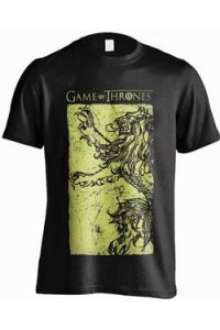 Game of Thrones Tričko Lannister Gold Velikost XL