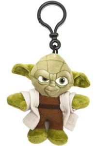 Star Wars Episode VII Plyšák Keychain Yoda 8 cm