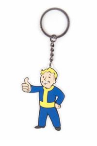 Fallout 4 Gumový Keychain Vault Boy Approves