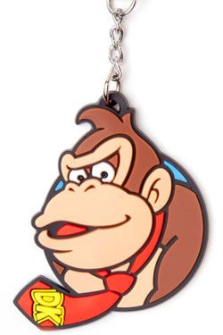 Nintendo Gumový Keychain Donkey Kong 6 cm Difuzed