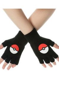 Pokemon Gloves (Fingerless) Poke Ball
