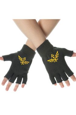 The Legend of Zelda Gloves (Fingerless) Logo Difuzed