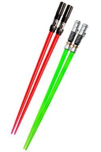 Star Wars Jídelní hůlky Darth Vader & Luke Skywalker Lightsaber Jídelní hůlky Battle 2-Set