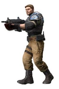 Gears of War 4 Color Tops Akční Figure JD Fenix 18 cm