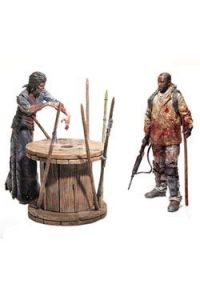 The Walking Dead TV Verze Deluxe Box Akční Figures 2-Pack Morgan & Walker 13 cm Serie 8