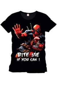 Deadpool Tričko Bite Me Velikost L