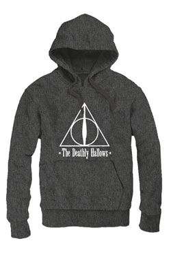 Harry Potter Hooded Mikina The Deathly Hallows Velikost M Cotton Division