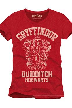 Harry Potter Tričko Nebelvír Quidditch Velikost S Cotton Division