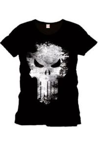Punisher Tričko Distress Skull Velikost L Cotton Division