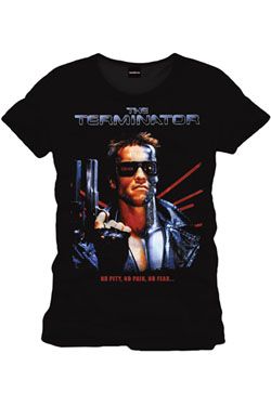 Terminator Tričko No Pity No Pain No Fear Velikost S CODI