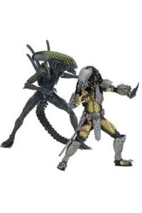 Alien vs. Predator Akční Figure 2-Pack Battle Damaged Celtic vs Battle Damaged Grid 20-23 cm