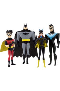 The New Batman Adventures Ohebná Figurky 4-Pack Masked Heroes 14 cm NJ Croce
