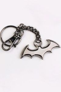 Batman Metal Key Ring Black Logo Noble Collection