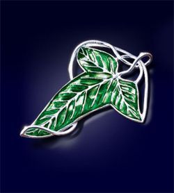 Lord of the Rings Brooch Elven Leaf Brooch (silver plated)