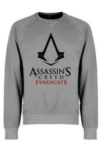 Assassins Creed Syndicate Mikina Logo Grey Velikost L