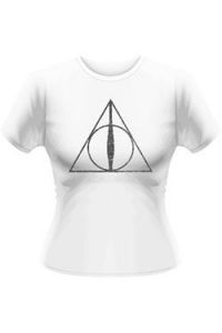 Harry Potter Dámské Tričko Deathly Hallows Velikost M PHD Merchandise