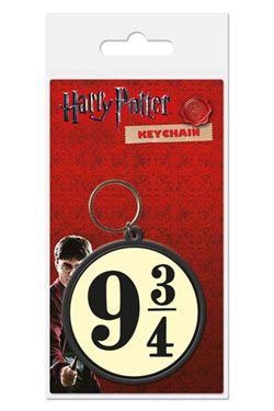 Harry Potter Gumový Keychain 9 3/4 6 cm Pyramid International
